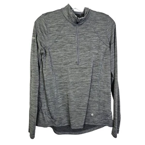 Xersion Womens Medium Gray Verizon Employee 1/4 Zip Long Sleeve Pullover Thumb - Picture 1 of 7