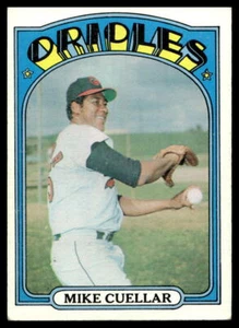 Mike Cuéllar Baltimore Orioles 1972 Topps #70 como nuevo - Imagen 1 de 2