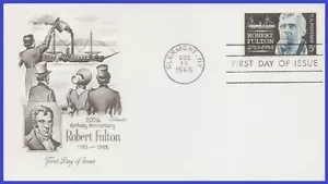USA4 #1270 U/A ARTMASTER FDC Robert Fulton - Picture 1 of 1