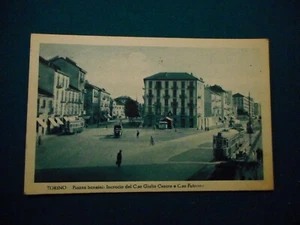 CARTOLINA Vintage TORINO-P.ZZA SONZINI: C.so G.Cesare/C.so Palermo-Viaggiata '37 - Bild 1 von 2