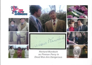 The New Avengers - Richard Murdoch autograph & display - Picture 1 of 1