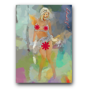 Dalene Kurtis #4 Art Card Limited 37/50 Edward Vela Signed (Censored)