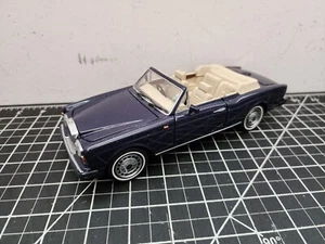 Rolls-Royce Corniche IV Franklin Mint 1993, azul oscuro fundido a presión 1:24 - Imagen 1 de 10