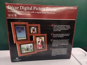 Quad Photo / Video / Music Digital Frame By Portable USA - Picture 1 of 5