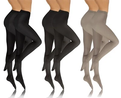 Damen Strumpfhose 40 DEN Bunte Set 6 Paar Blickdicht Microfaser - Bild 1 von 4