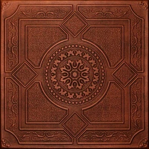 Deckenfliesen in Blechoptik ANTIK - KUPFER R30W 4 ANGEBOT - Bild 1 von 2