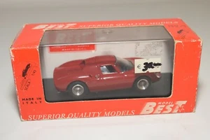 A2 1:43 BEST MODEL 9160 FERRARI 250 LM 250LM LE MANS 1964 LONG NOSE RED MIB - Picture 1 of 5