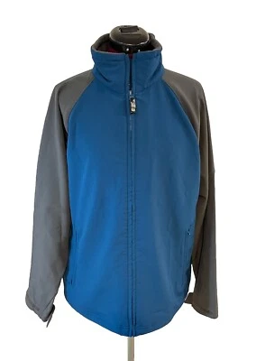 Chaqueta ZORREL Para Hombre Verde Azulado y Gris Performance Cremallera Completa Talla S Bolsillo Interior Foto 1 de 4