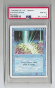 1994 MTG Revised BRAINGEYSER PSA 8 NM-MT - Magic the Gathering - Picture 1 of 2