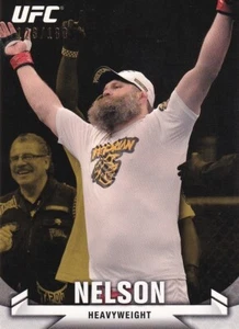 TOPPS 2013 UFC KNOCKOUT ROY NELSON #32 123/188 GOLD PARALLELE KARTE - Bild 1 von 2