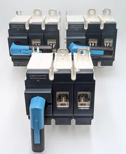 Interruptor de desconexión DC alta corriente carga 160A/250A/315A/ 1000VDC 2 polos, batería fotovoltaica - Imagen 1 de 9