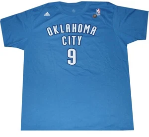 Oklahoma City Thunder Serge Ibaka Adidas T Shirt New tags 2XL - Picture 1 of 4