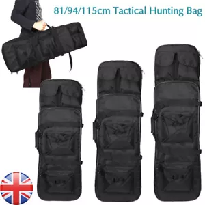 Tactical Outdoor Hunting Shooting Padded Carry Case Air Rifle Gun Slip Bag UK - Picture 1 of 14