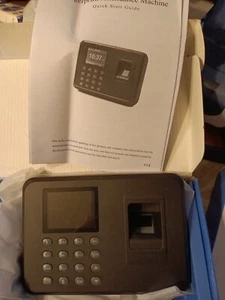 H1 Fingerprint Time Recorder - Attendance Machine Employee Time Clock F8J4 - Picture 1 of 3