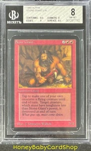 MTG Limited Edition Alpha 1993 Stone Giant BGS 8.0Q++ NM/MT Old School 93/94 - Picture 1 of 6