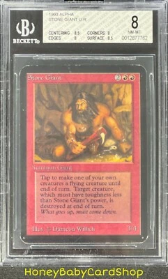 MTG Limited Edition Alpha 1993 Stone Giant BGS 8.0Q++ NM/MT Old School 93/94 - Image 1 of 4