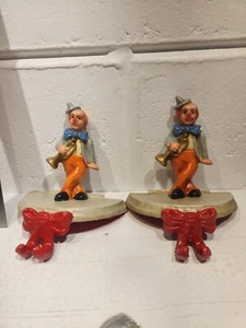 Clown figurine ceramic shelf decorative - Picture 1 of 10