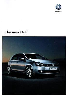 Volkswagen Golf UK Sales Brochure 2008 2009  includes GT - Image 1 of 2