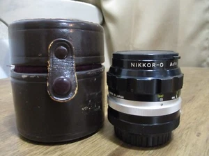 Nikon Nikkor-O auto 1 : 2 f=35 mm Japan With Leather Case - Picture 1 of 11