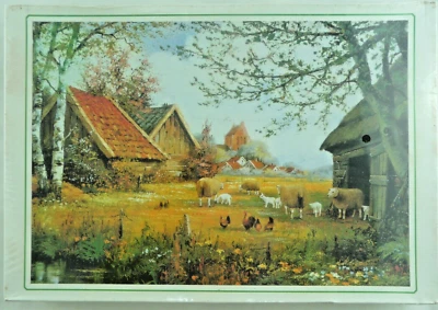 Jigsaw Wyoming farm Landscape Rare 1000 Piece .(163) - Image 1 of 4