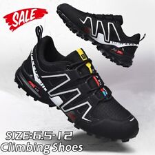 Outdoor Hiking Shoes Men's Large-sized Low Top Mesh Rubber Hiking Shoes 3Colors
