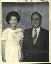 1971 Press Photo Murry Johnson & Mrs. L.M. Paine of Arabi Lions Club & Auxiliary