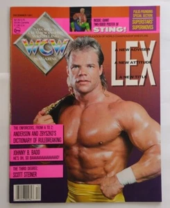 WCW Magazine December 1991 Lex Luger Sting WWF PWI - Picture 1 of 2