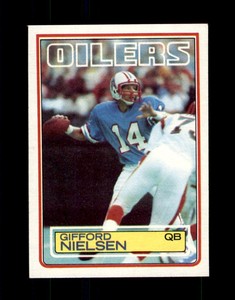 1983 Topps Football SET BREAK  #279 Gifford Nielsen 