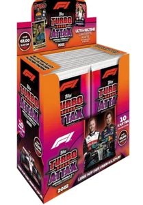 Turbo Attax FORMULA 1 KARTY KOLEKCJONERSKIE SEZON 2022 TOPPS - 10 saszetek ze 100 kartami - Zdjęcie 1 z 2