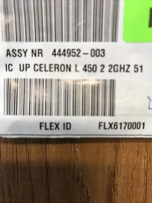 Procesador Intel Celeron 450 CPU HP 444952-003 2.20GHZ SLAFZ Nuevo Sellado Foto 1 de 2