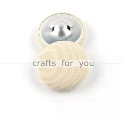 10pcs Metal Fabric Studs Shank Buttons Round Sewing Crafts For Clothing/Bag - Image 1 of 4