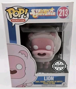 Funko Pop! Figura exclusiva de Steven Universe Lion #213 Flocked - Imagen 1 de 11