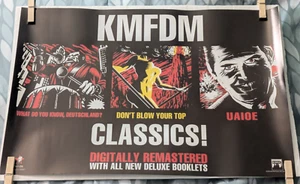 KMFDM Classics! 11" x 17" CD Promo Poster, UAIOE Don't Blow Your Top - Picture 1 of 1