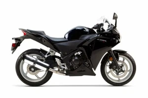 2013 CBR 250R Two Brothers Polished Slip On Exhaust BLACK 2011 2012 CBR250R - Bild 1 von 2