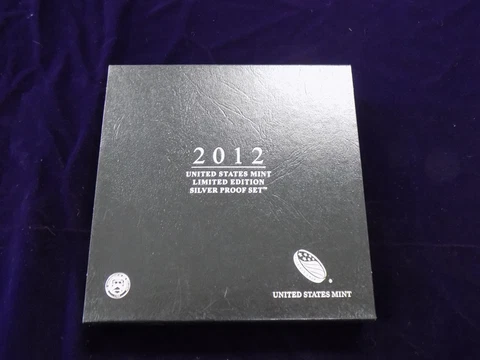 2012 Limited Edition Silver Proof Set in OGP w/COA Cover