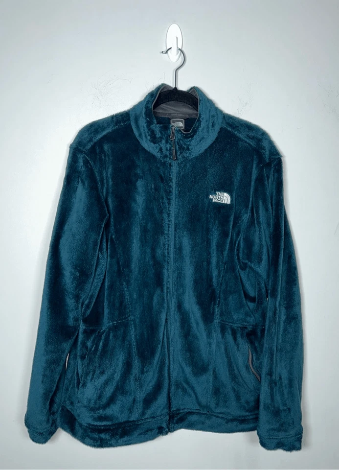 The North Face Women's Osito Jacket, in the Balsam Green color size XXL. C26-17 - Image 1 of 4