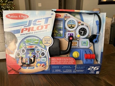 	Melissa & Doug Pilot Dashboard Includes Play Headset Lights and Sounds New Toy	 - Image 1 of 2