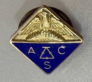American Chemical Society Member Pin ACS Emblem Science Chemistry 1/10 10k GF - Picture 1 of 2