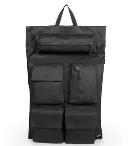 Zaino poster EASTPAK x RAF SIMONS RS EJABA23 07Z nero borsa collab NUOVO - Foto 1 di 7
