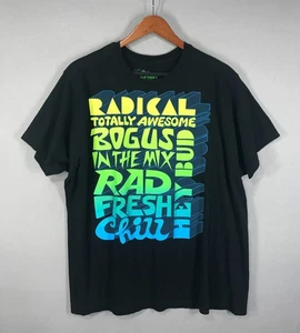 The Green Project T-Shirt Erwachsene XL Schwarz Grafik Tee Off Center Kurzarm - Bild 1 von 9