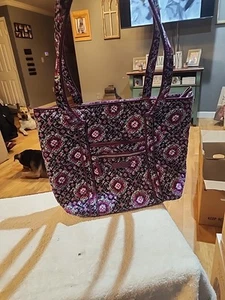 Vera Bradley Tote Bag Lilac Medallion Retired Pattern - Picture 1 of 4