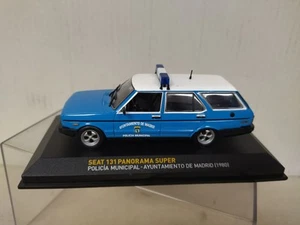 SEAT 131 PANORAMA/FAMILIAR 1980 AYUNTAMIENTO MADRID POLICIA 1:43 ALTAYA IXO - Imagen 1 de 4