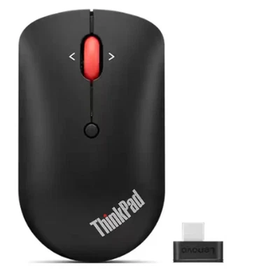 LENOVO ThinkPad USB-C Wireless Compact Mouse 2400 dpi Black 4Y51D20848 - Image 1 of 2
