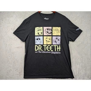 Disney D23 Muppets Studio Exlusive Dr Teeth & Electric Mayhem Black Shirt XL - Picture 1 of 8