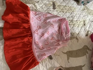 Girl Dog Valentine Dress - Picture 1 of 1