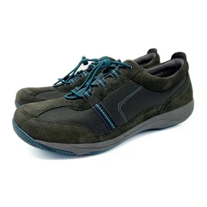Dansko Womens Helen Suede Leather Lace Up Bungee Sneaker Shoes Size 39 US 8.5-9 - Picture 1 of 8