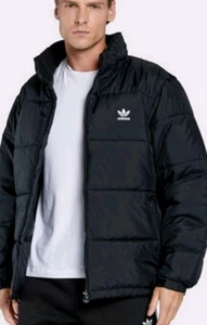 NEW MEN'S ADIDAS ORIGINALS TREFOIL PUFFER PADDED JACKET ~SIZE XL #HL9190 - Picture 1 of 8