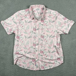 Tommy Bahama Shirt Mens 2XL Pink Green Floral The San Lucio Stretch Button Up - Picture 1 of 6
