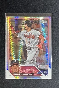2023 Topps Chrome Update #USC127 Vaughn Grissom RC Debut Prism Refractor NM - Bild 1 von 2