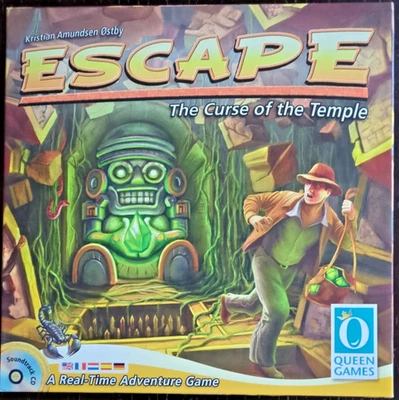 Escape the Curse of the Temple Board Game Queen Games  Module 1 & 2 & Expansion - Image 1 of 4